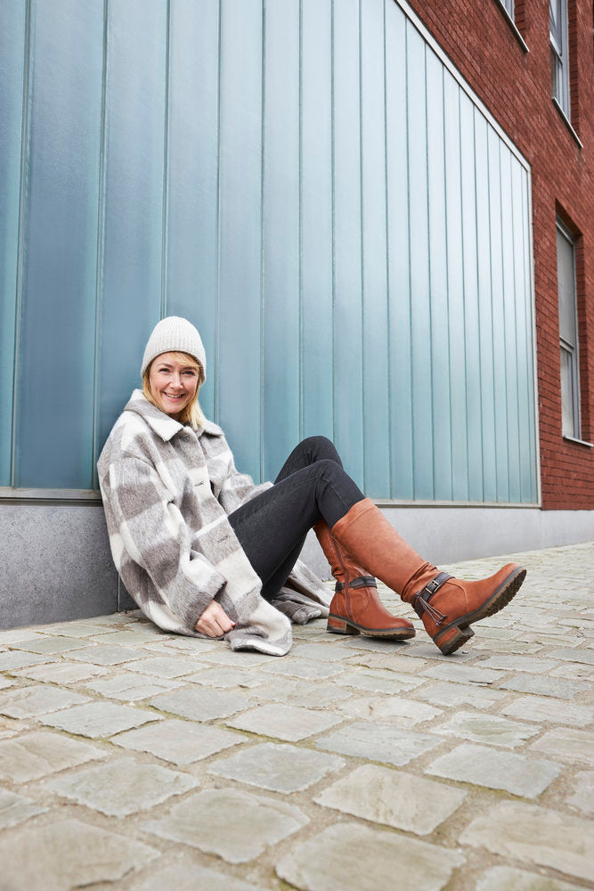 Rieker 91694-24 Peanut Brown High Boots