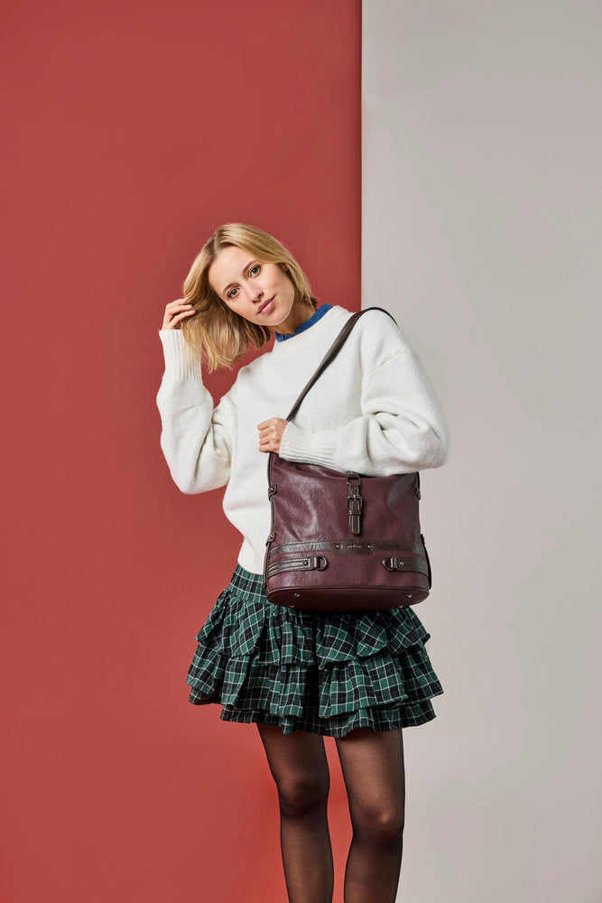 Rieker H1043-35 Burgundy Handbag