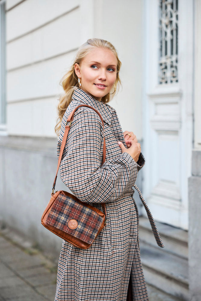 Rieker H1455-22 Tan Combi Shoulder Bag