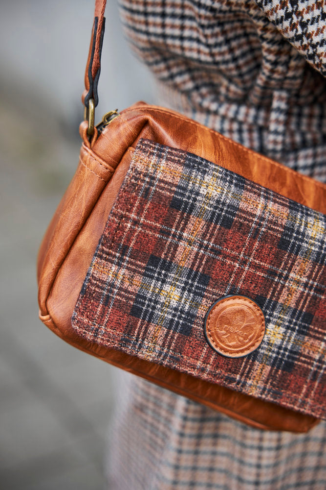 Rieker H1455-22 Tan Combi Shoulder Bag
