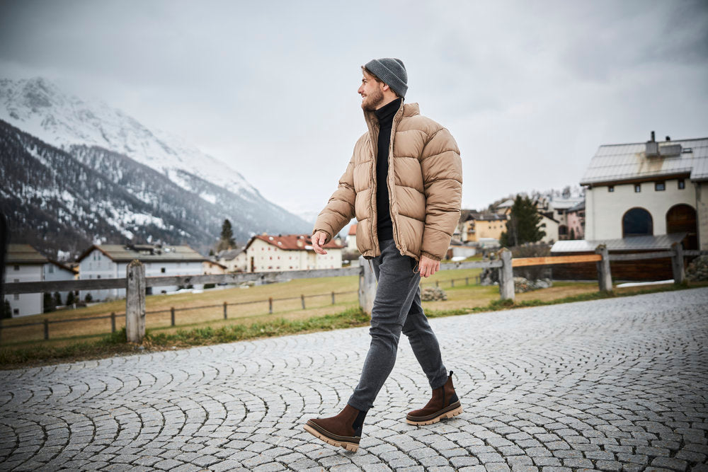 Rieker Evolution U1272-25 Brown & Black Chelsea Boots