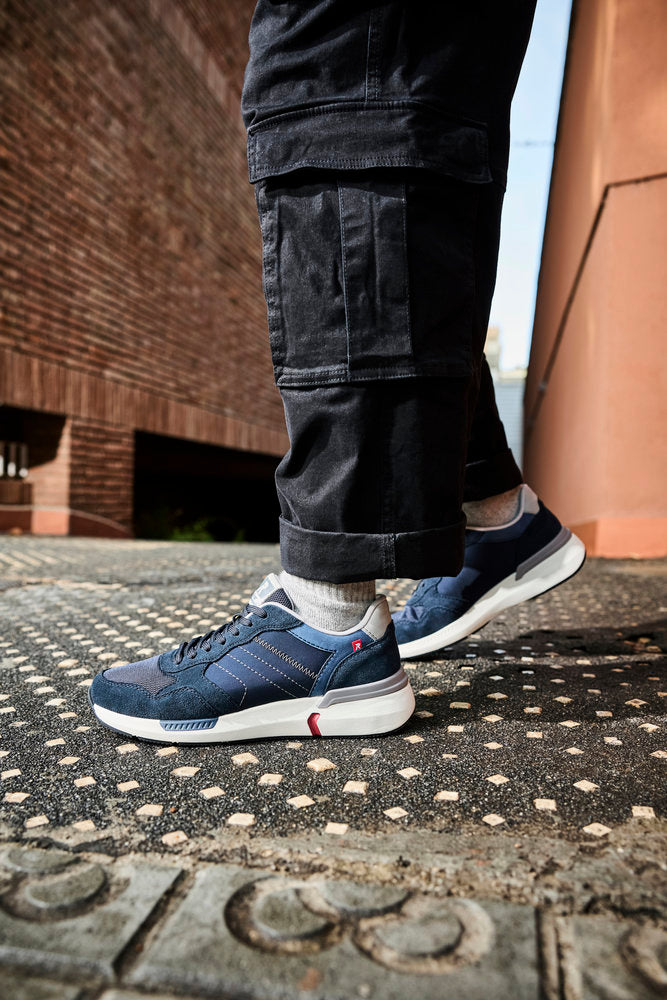 Rieker Soft U1401-14 Navy Lace Sneakers