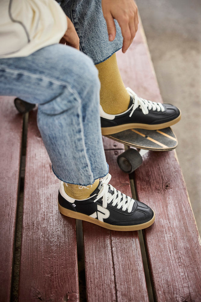 Rieker Swing2Go W2200-00 Black & Off White Trainers