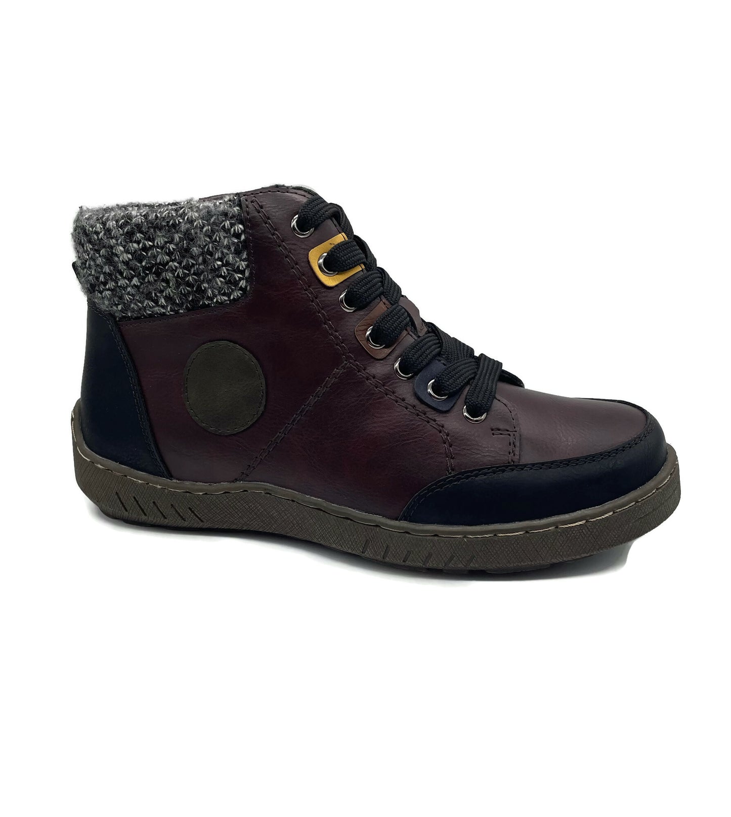 Gordonjack Rosa Bordo Wine Multi Laced Boots