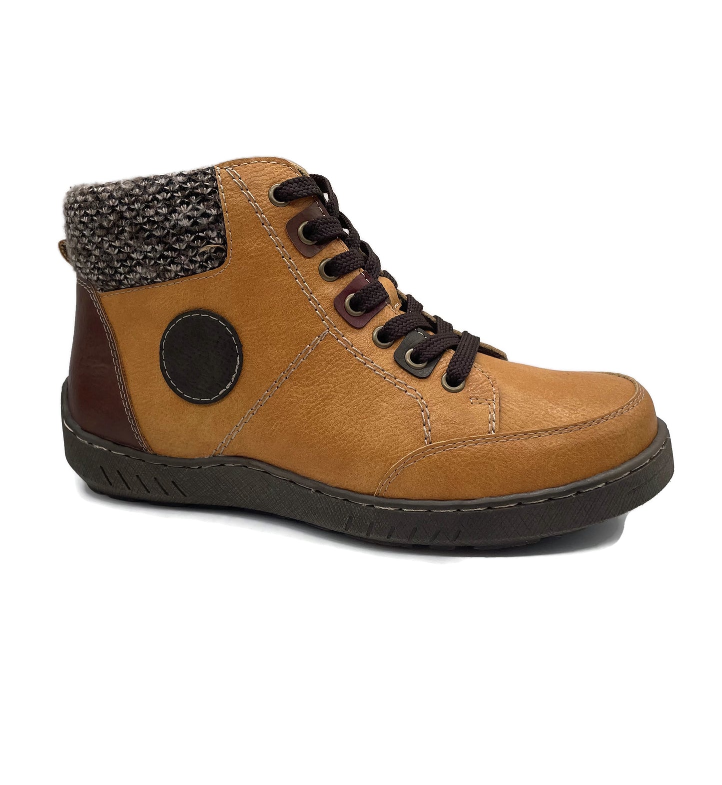Gordonjack Rosa Mustard Multi Laced Boots