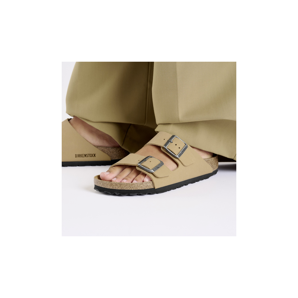 Birkenstock 1029151 Arizona Birko-Flor Birkibuc Latte Cream/Caramel Sandals