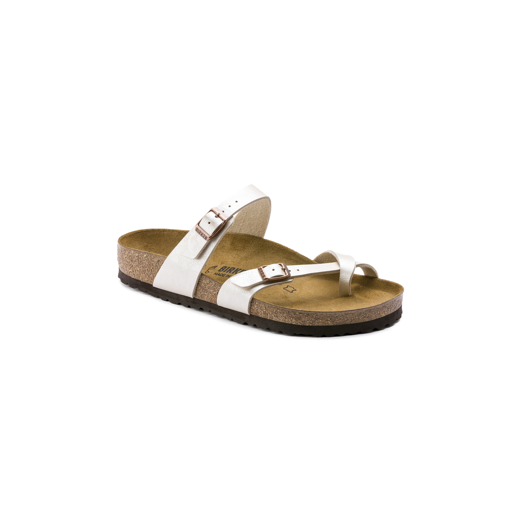 Birkenstock 0071661/71661 Mayari Graceful Pearl White Double Strap Sandals