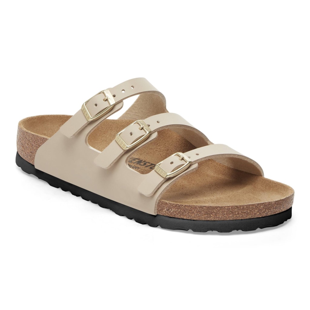 Birkenstock 1029265 Florida Synthetic Sandcastle Sandals
