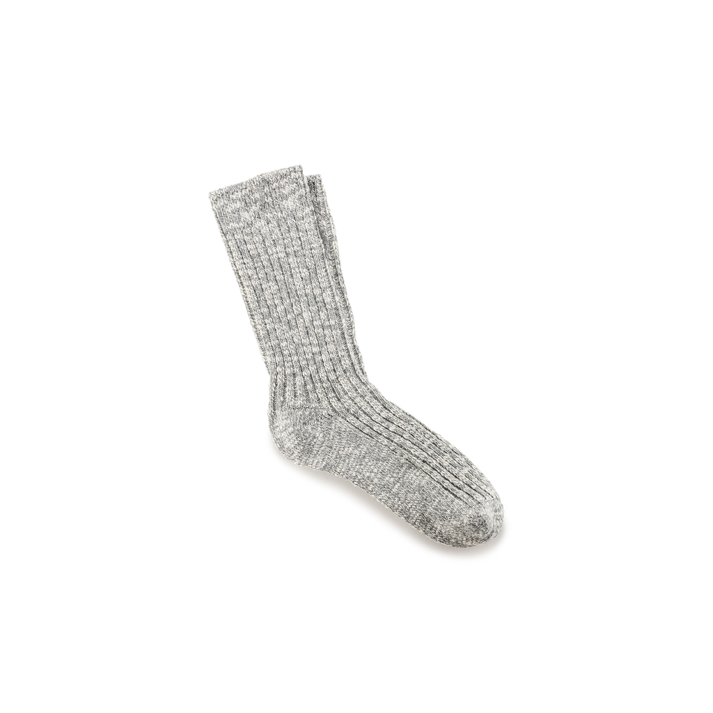 Birkenstock 1008060 Cotton Slub Men Cotton/Polyamid/Elastane Gray/White Socks