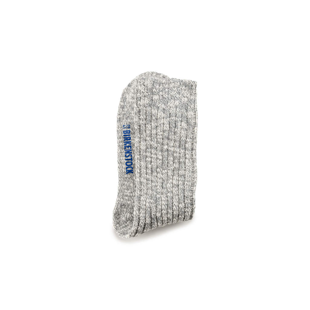 Birkenstock 1008060 Cotton Slub Men Cotton/Polyamid/Elastane Gray/White Socks