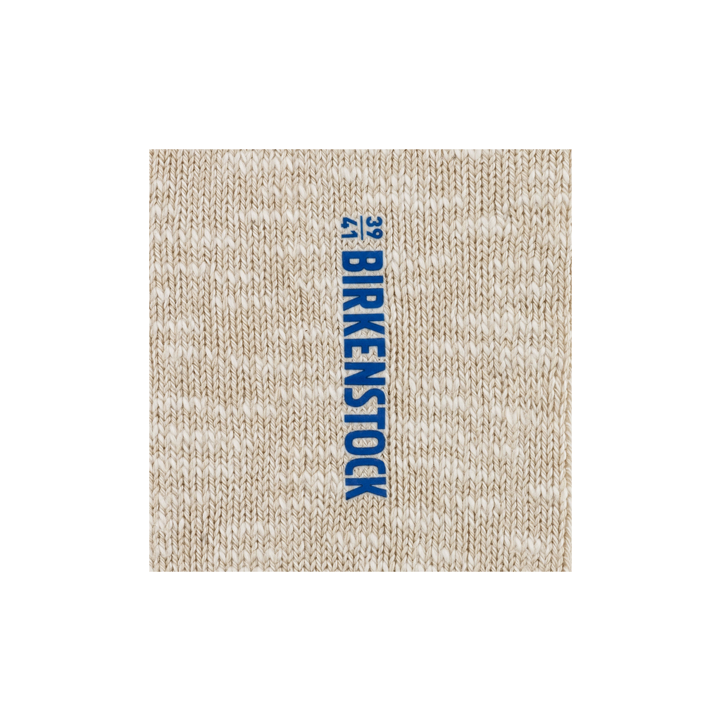 Birkenstock 1008061 Cotton Slub Men Cotton/Polyamid/Elastane Beige/White Socks