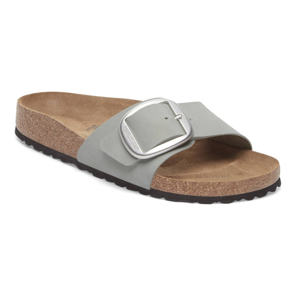 Birkenstock 1029293 Madrid Big Buckle Nubuk Leather Pure Sage Sandals