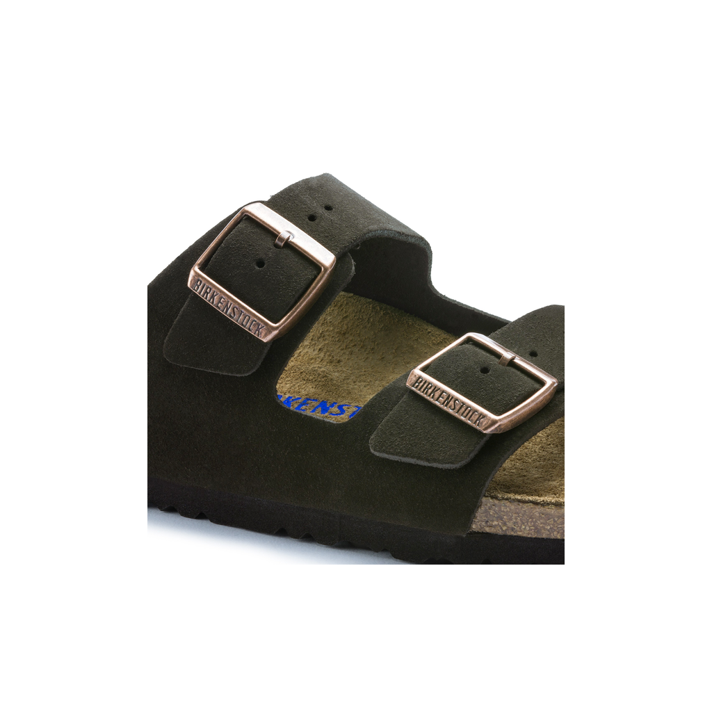 Birkenstock 0951313 Arizona Soft Footbed Mocca Suede Leather Mocha Brown Sandals
