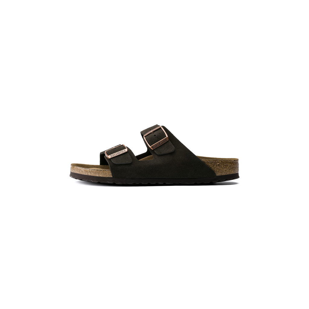 Birkenstock 0951313 Arizona Soft Footbed Mocca Suede Leather Mocha Brown Sandals