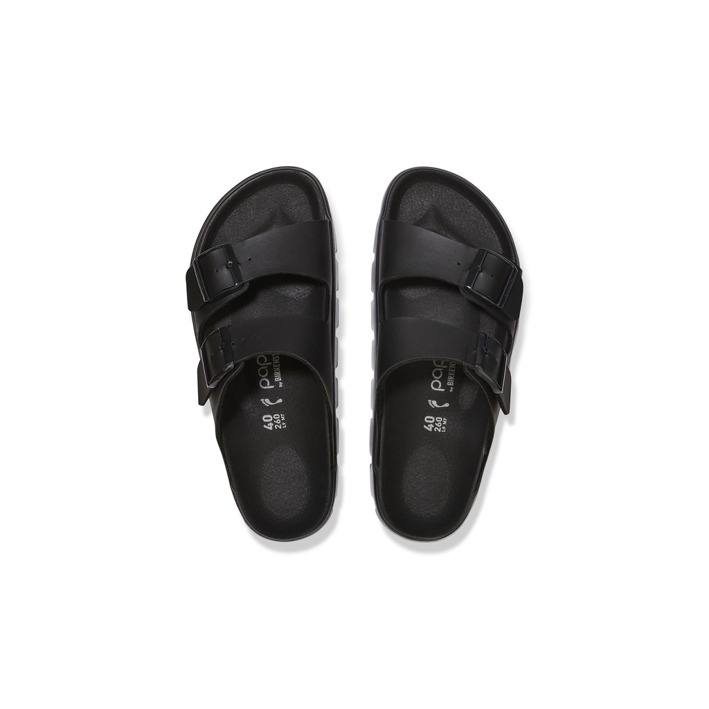 Birkenstock 1029077 Arizona Black Chunky Birko Flor Sandals