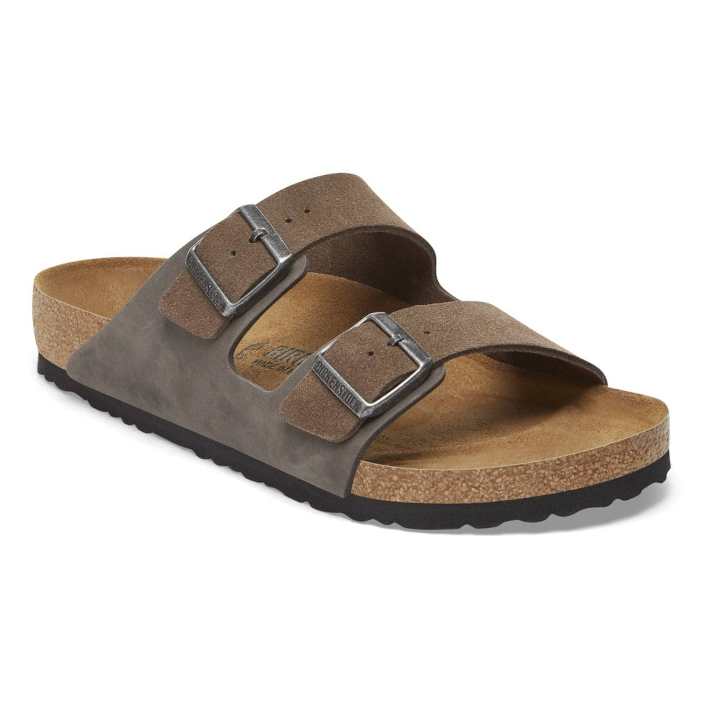 Birkenstock 1029159 Arizona BS Concrete Gray Mixed Leather Sandals
