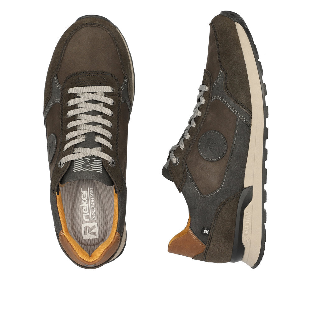Rieker Evolution U0305-45 Grey Green Combi Sneakers