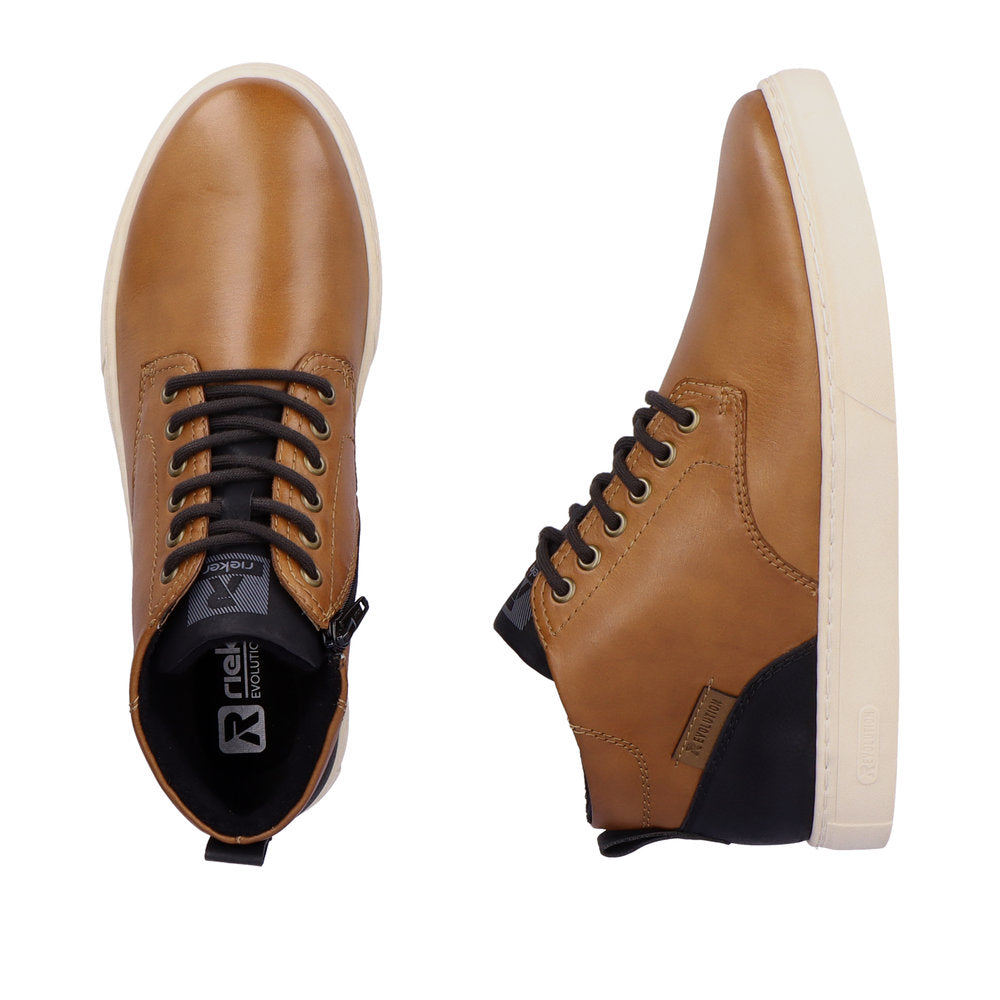 Rieker Evolution U0762-24 Brown & Black Combi Boots