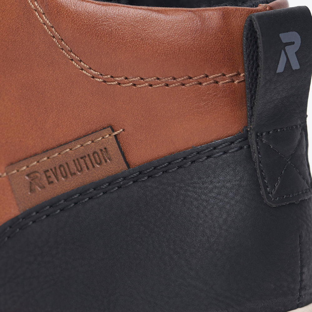 Rieker Evolution U0762-24 Brown & Black Combi Boots