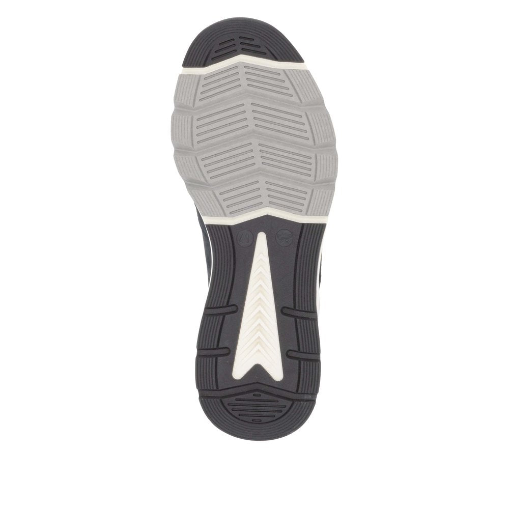 Rieker Evolution U0903-14 Navy Combi Trainers with Cream Sides