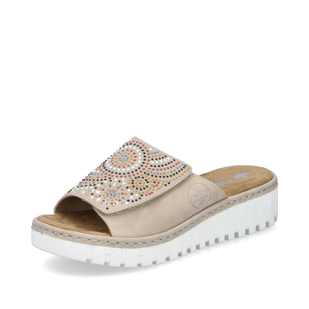 Rieker V1395-62 Ginger Slip On Sandals