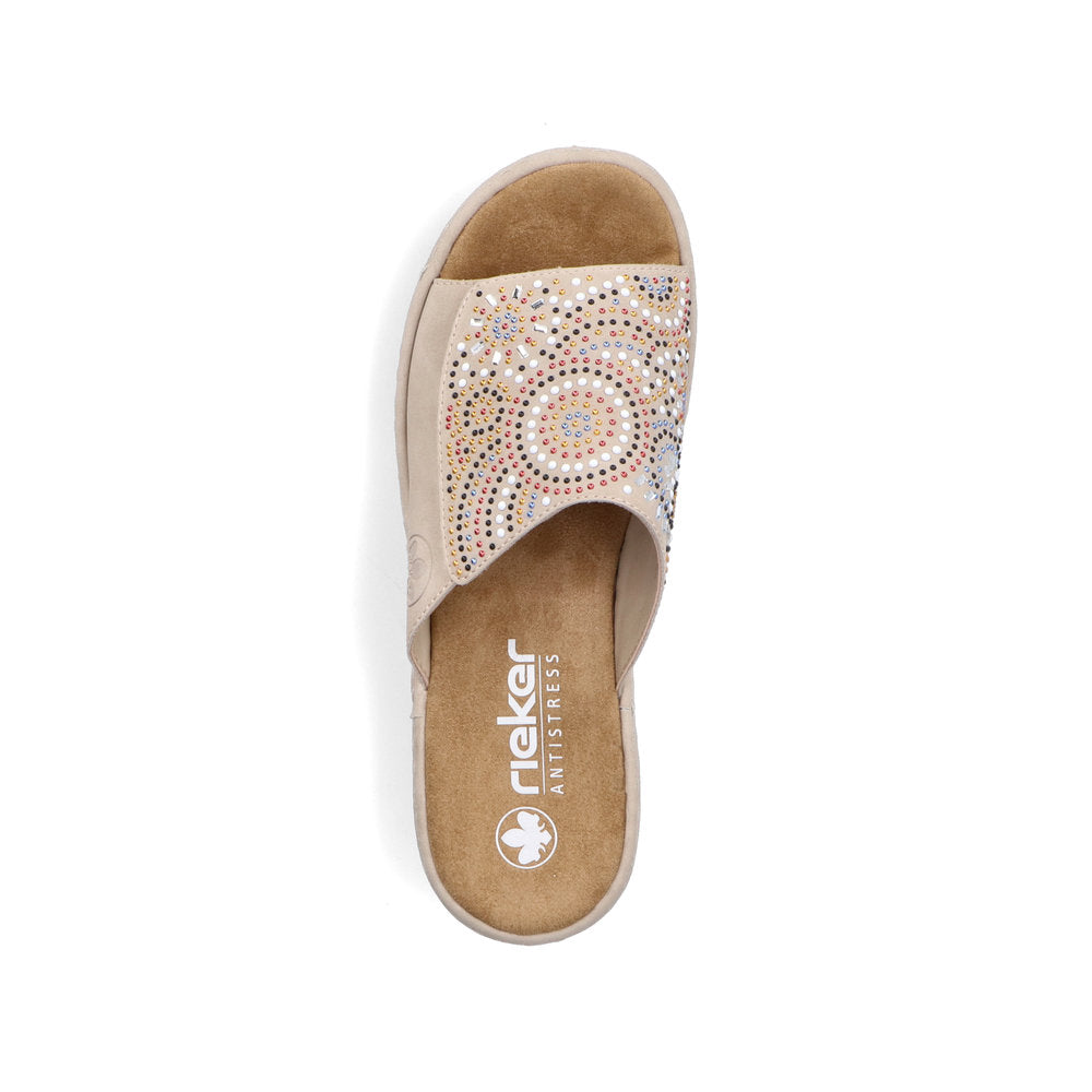 Rieker V1395-62 Ginger Slip On Sandals