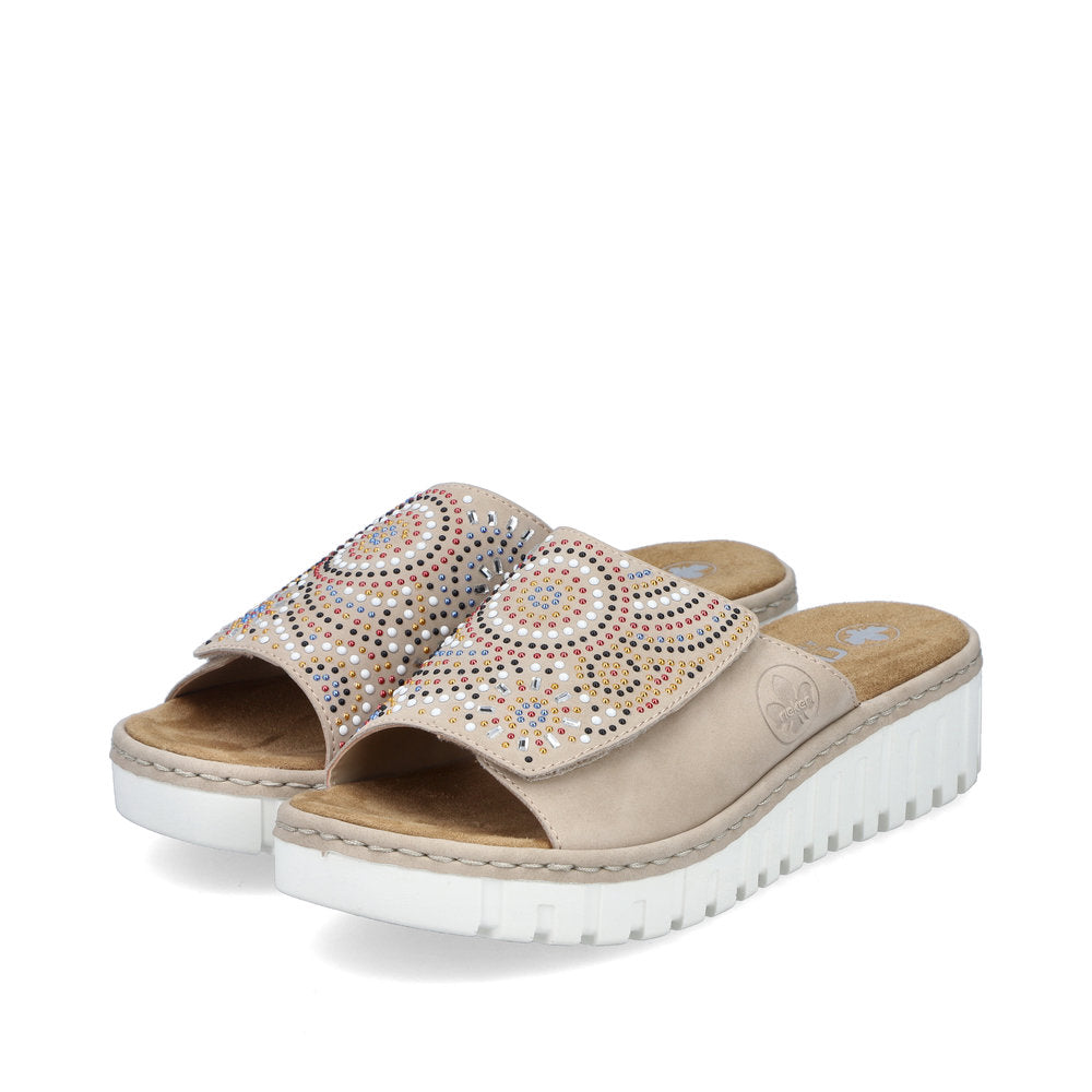 Rieker V1395-62 Ginger Slip On Sandals