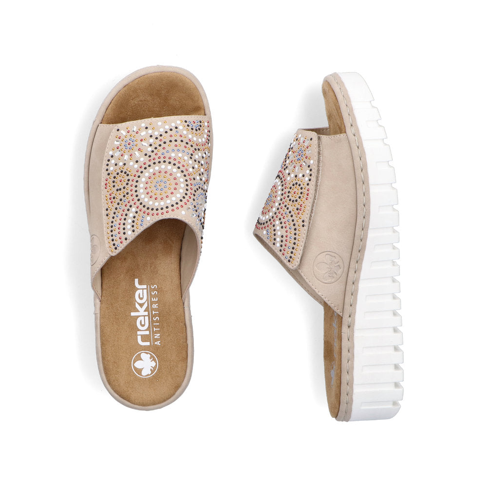 Rieker V1395-62 Ginger Slip On Sandals