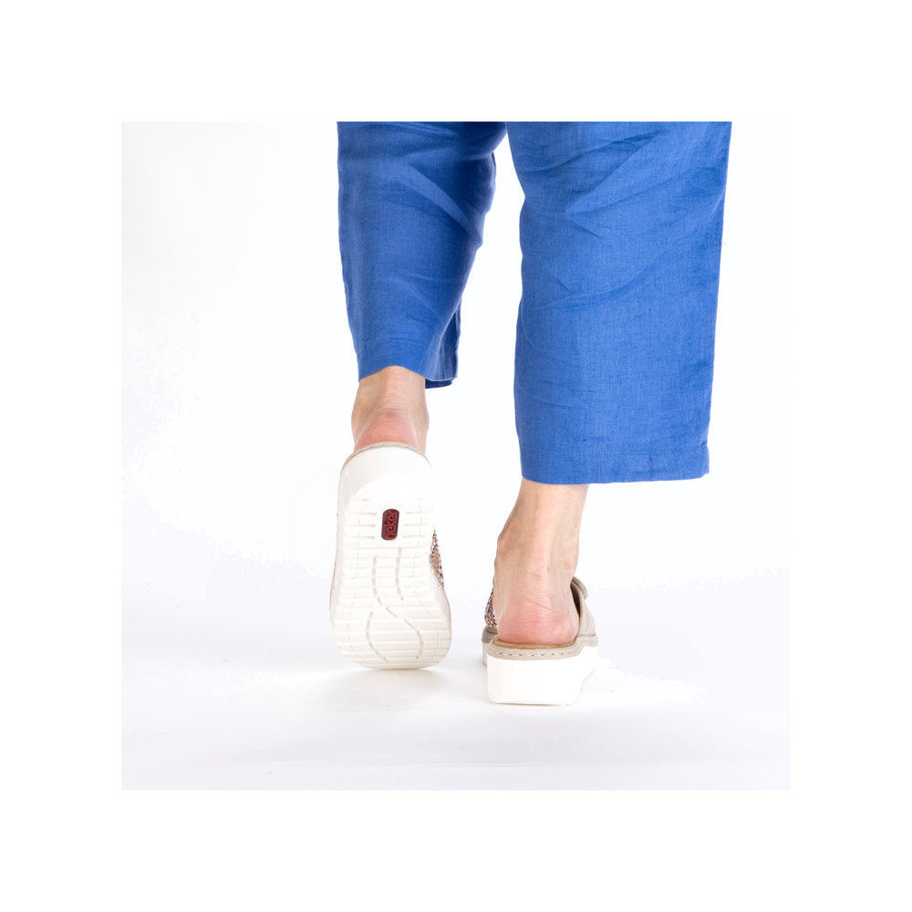 Rieker V1395-62 Ginger Slip On Sandals