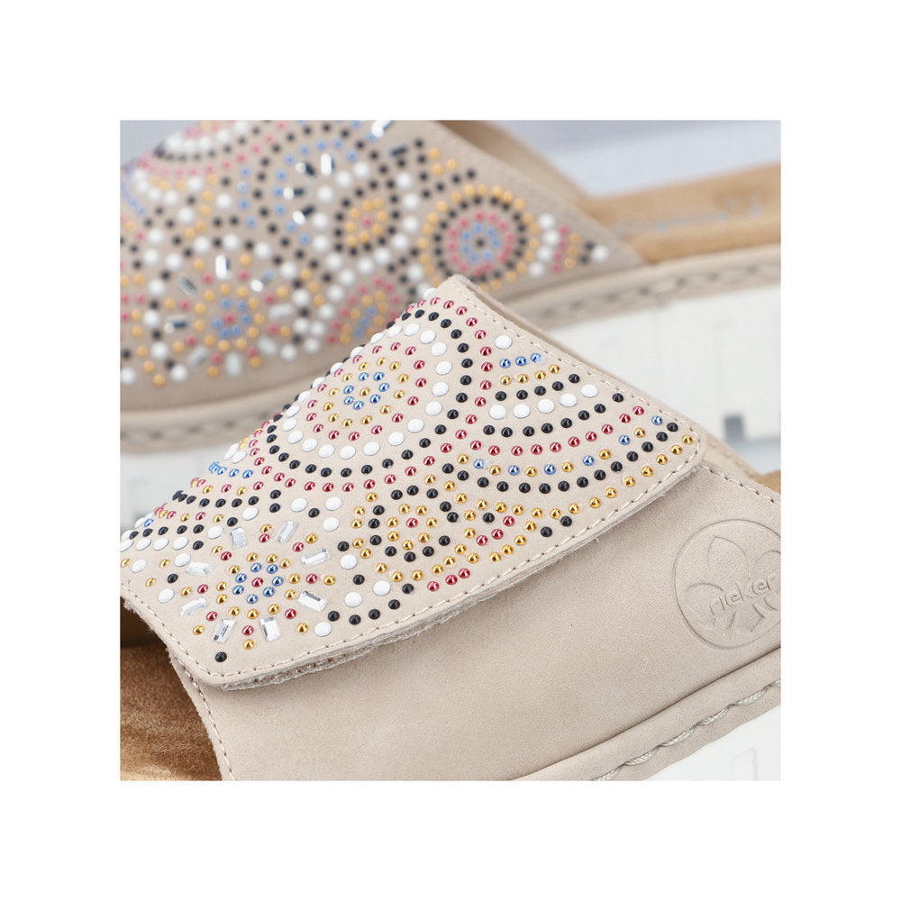 Rieker V1395-62 Ginger Slip On Sandals