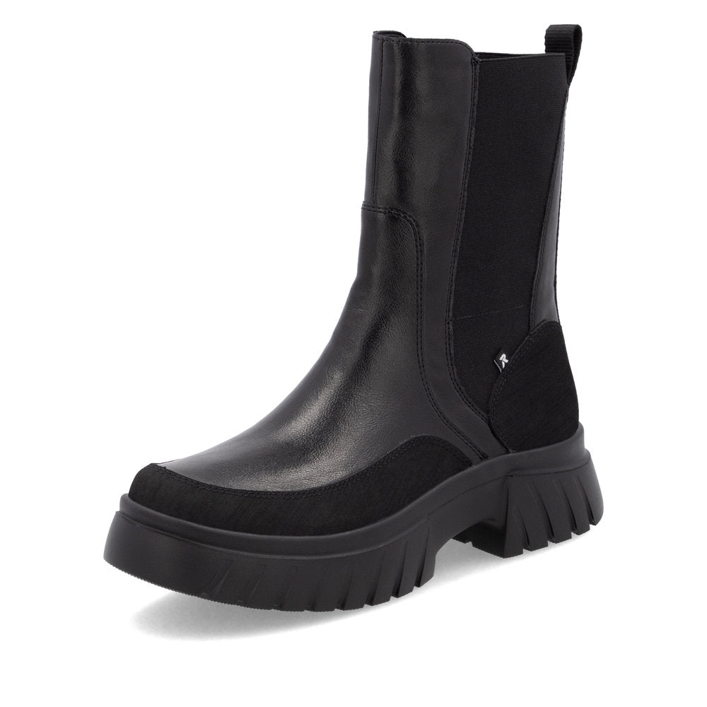 Rieker Evolution W1872-01 Black Boots