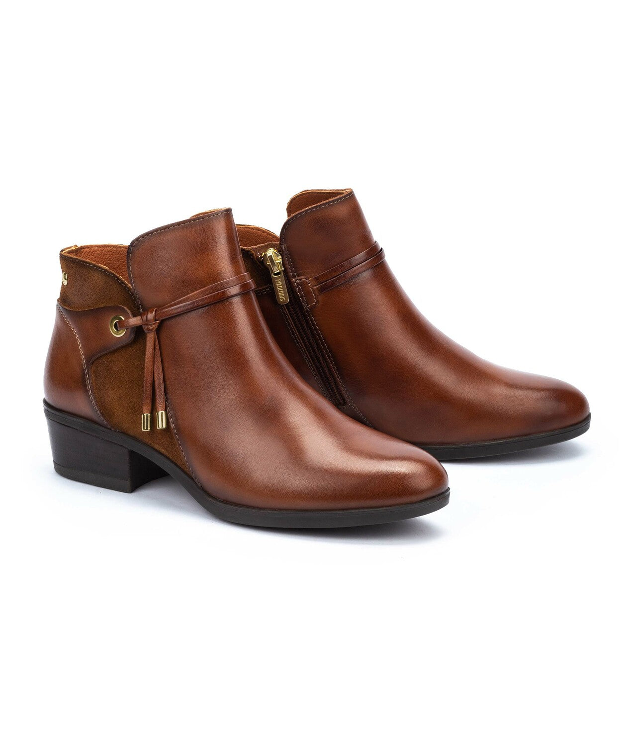 Pikolinos Daroca W1U-8505 Cuero Tan Ankle Boots