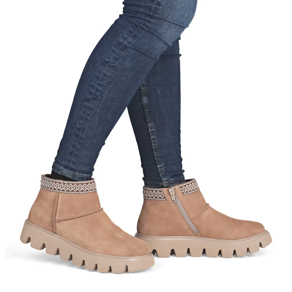 Rieker Soft W2074-24 Tan Warm Boots