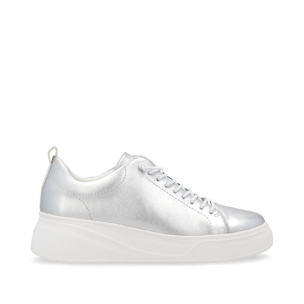 Rieker Soft W2301-90 Silver & White Trainers
