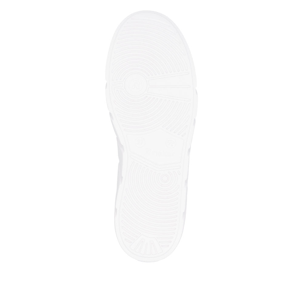 Rieker W2605-80 White Sneakers with Zip