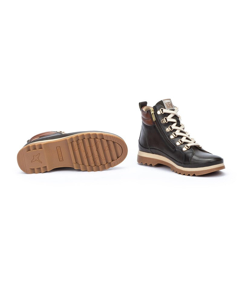 Pikolinos Vigo W3W-8564C2 Forest Green Lace Ankle Boots