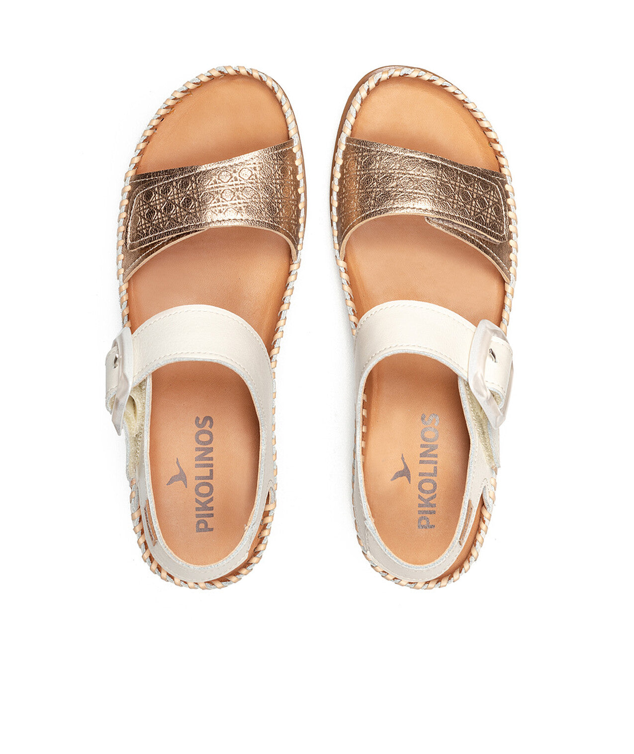 Pikolinos Cadaques W8K-0555C1 909 Nata Cream Sandals