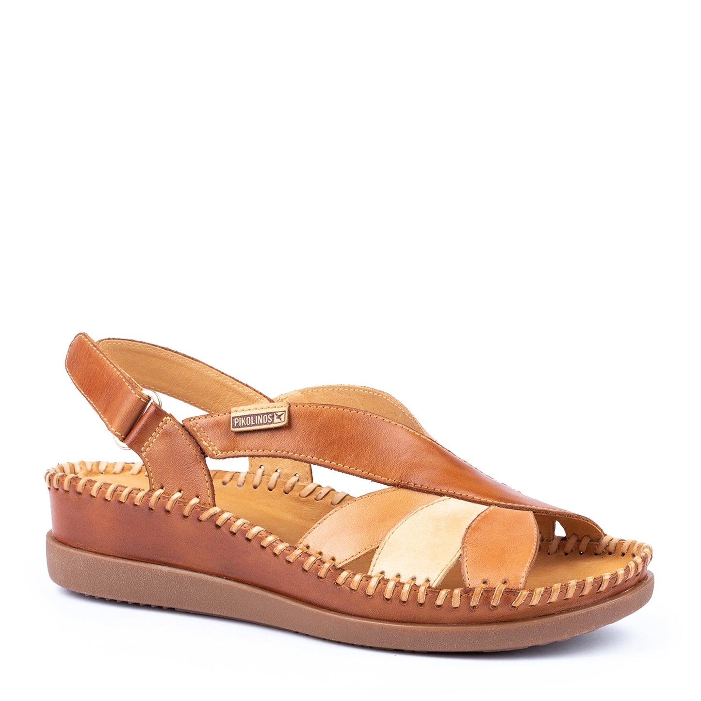 Pikolinos CADAQUES W8K-0657C2 Brandy Slingback Sandals with Peep Toe