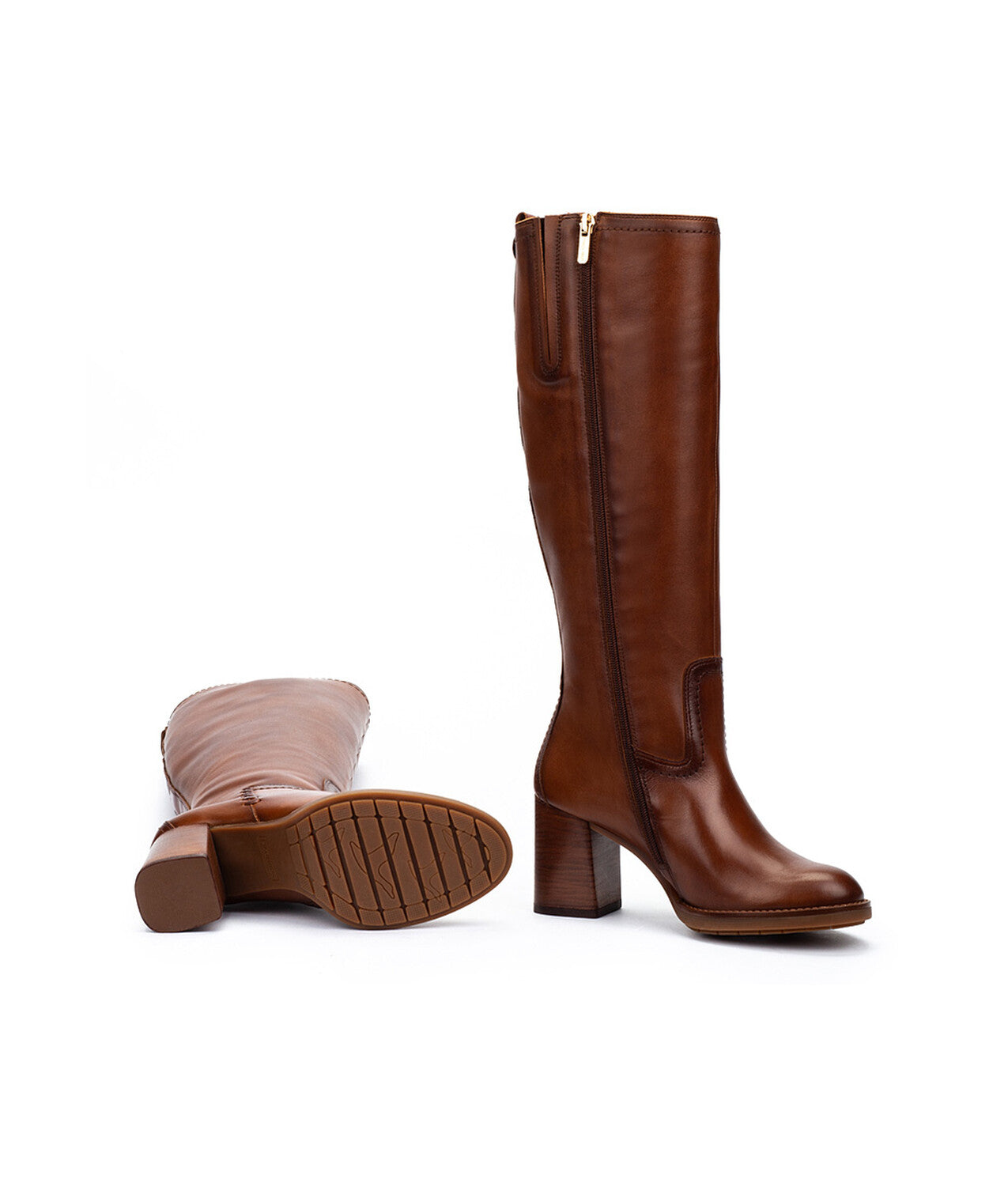Pikolinos Palencia W9U-9752C1 Cuero Tan Long Boots