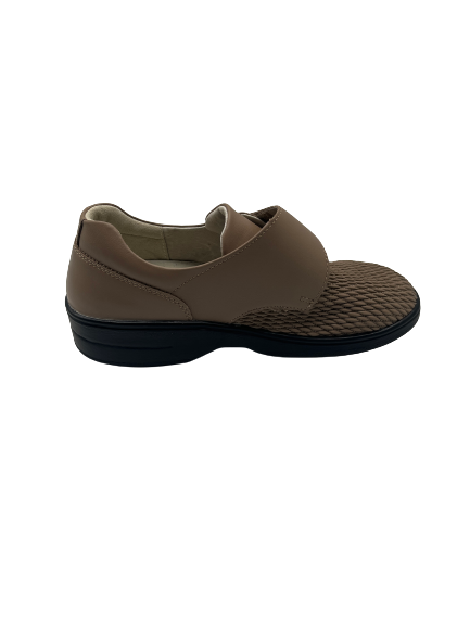Propét WPRX25-W Preferred Olivia Taupe Velcro Shoes