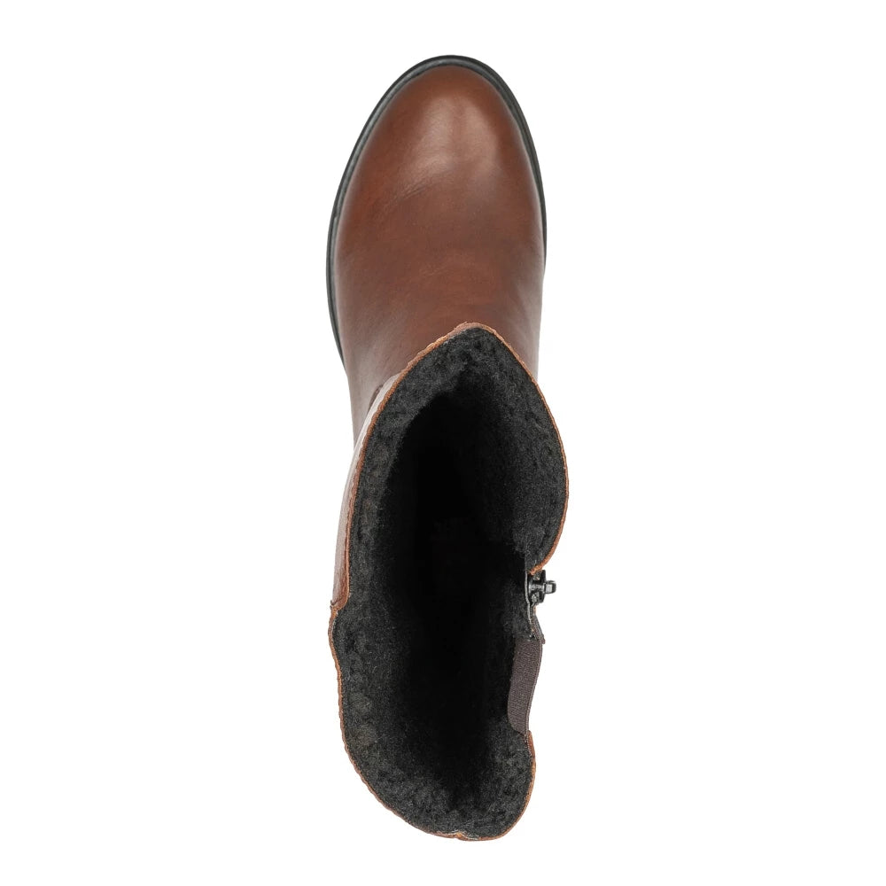 Rieker Z9563-22 Brown High Calf Boots