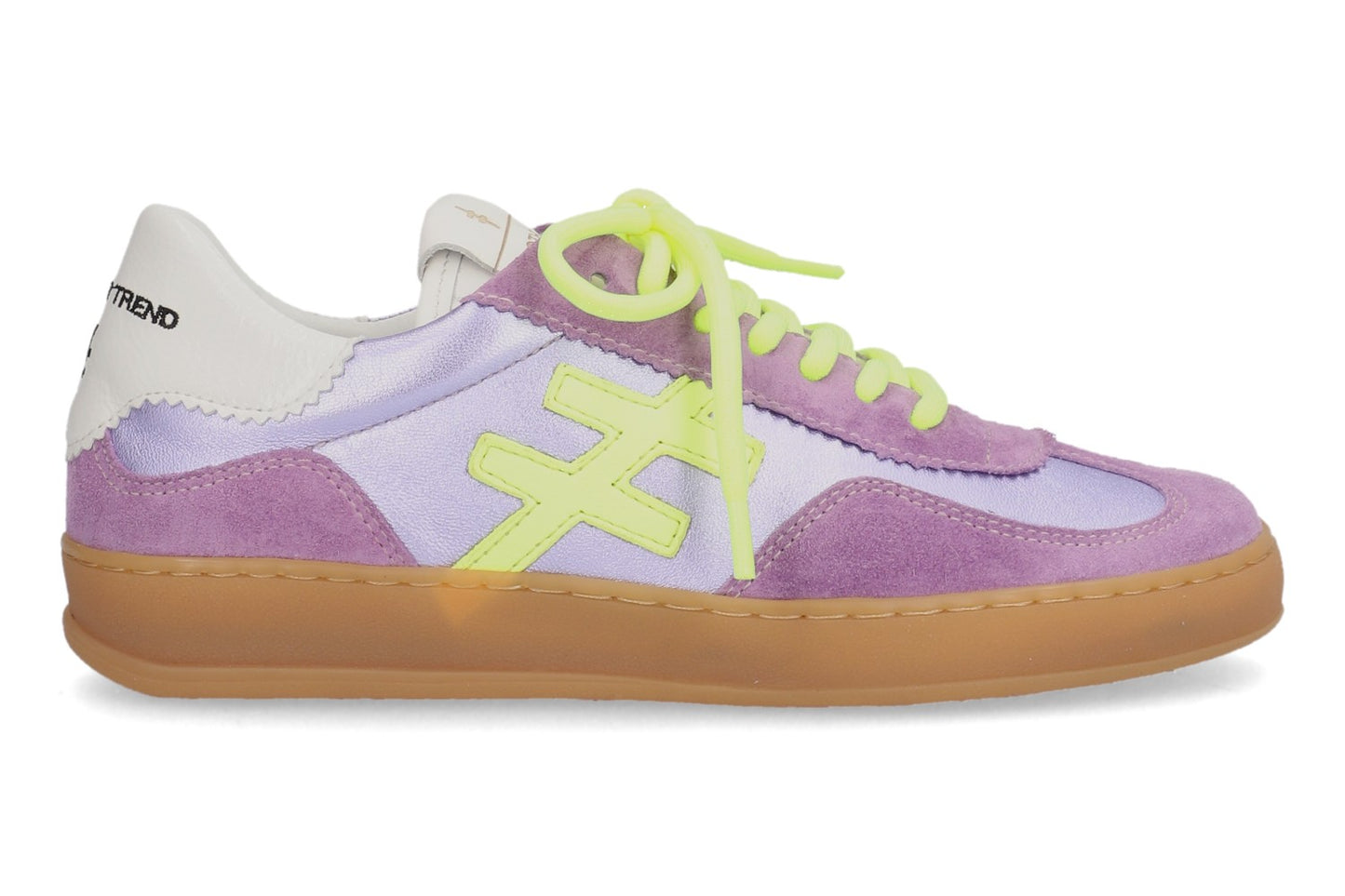 Another Trend A032M369 Purple Trainers with White Back