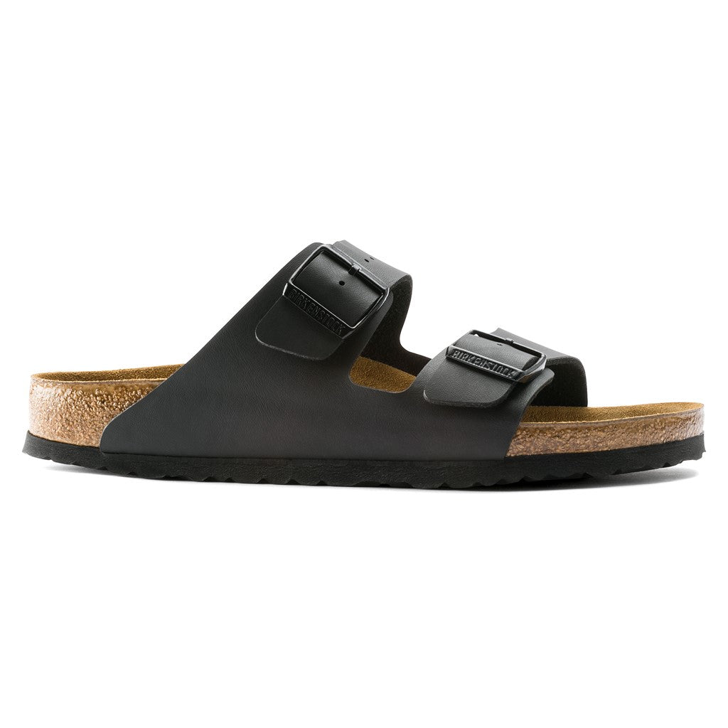 Birkenstock 51793/0051793 Arizona Birko-Flor Black Sandals with Pin & Buckle