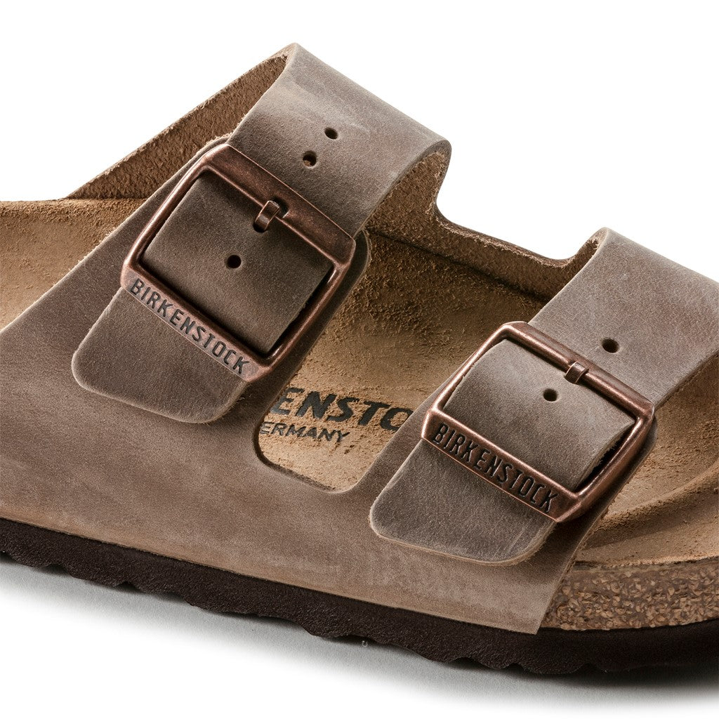 Birkenstock 0352203 Arizona Oiled Leather Brown Sandals