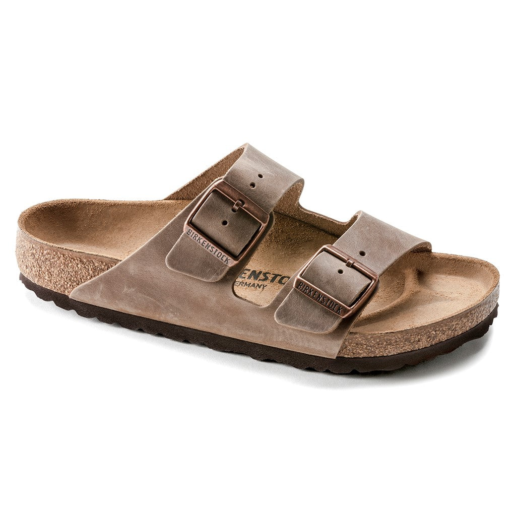 Birkenstock 0352203 Arizona Oiled Leather Brown Sandals
