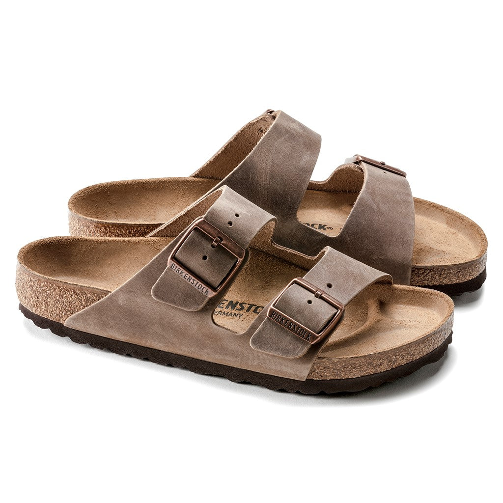 Birkenstock 0352203 Arizona Oiled Leather Brown Sandals