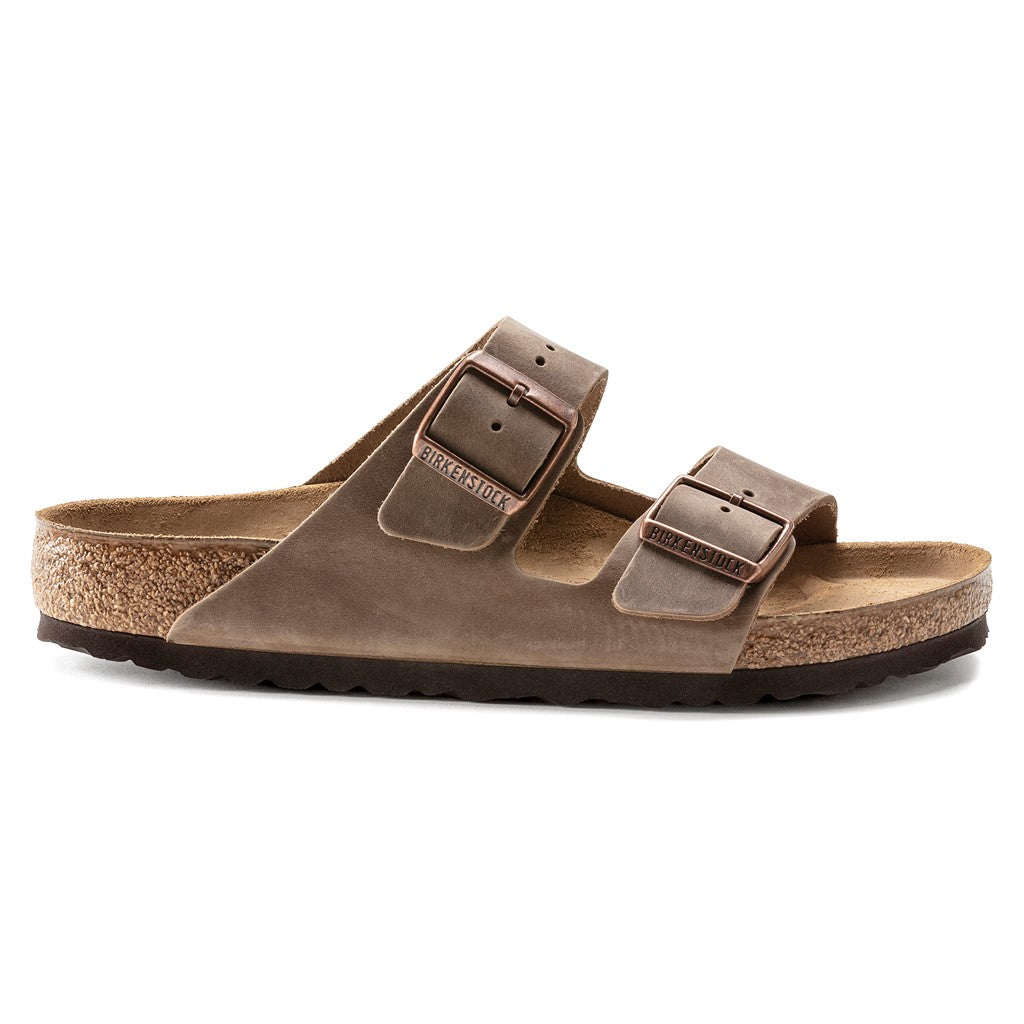 Birkenstock 0352203 Arizona Oiled Leather Brown Sandals