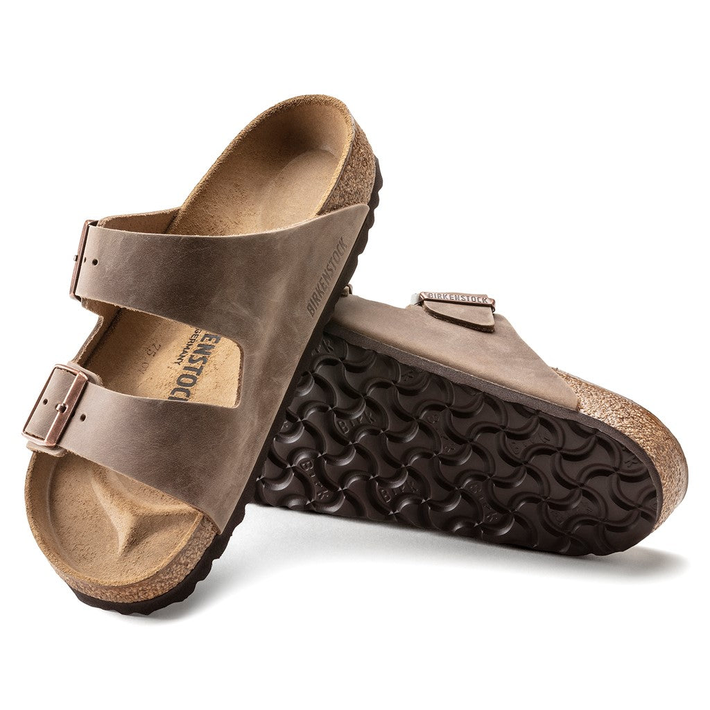 Birkenstock 0352203 Arizona Oiled Leather Brown Sandals