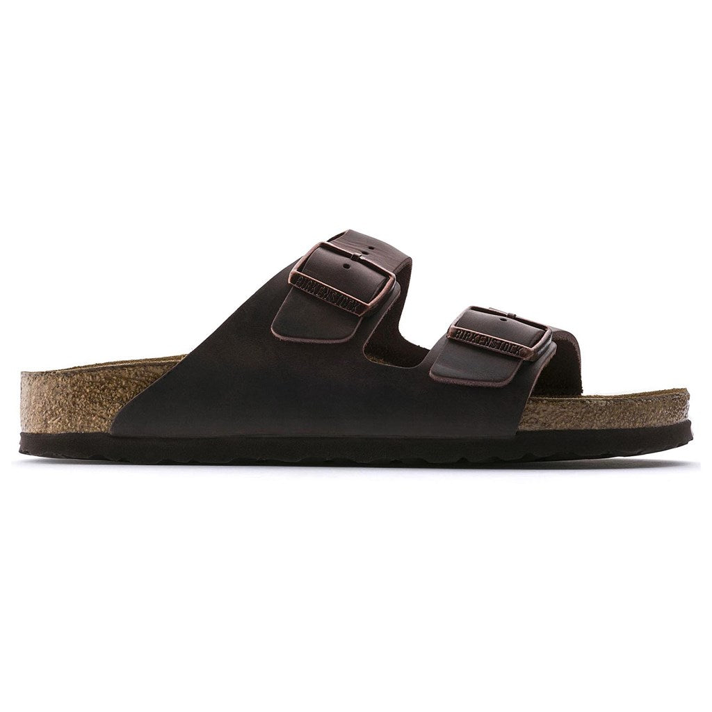 Birkenstock 0452761 Arizona Soft Footbed Natural Leather Oiled Habana Brown Sandals