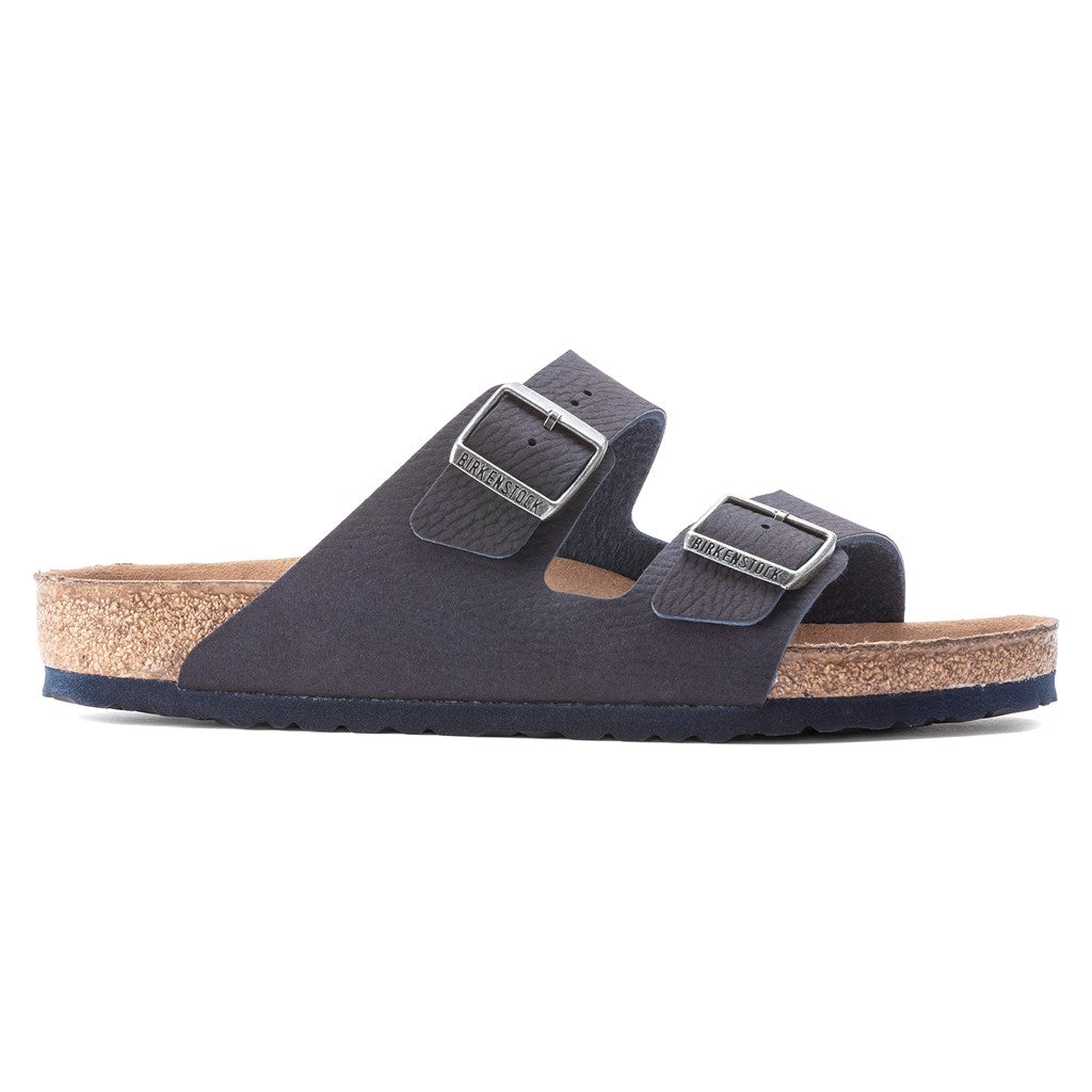 Birkenstock 1023150 Arizona Vegan Microfibre Desert Dust Indigo Blue Sandals